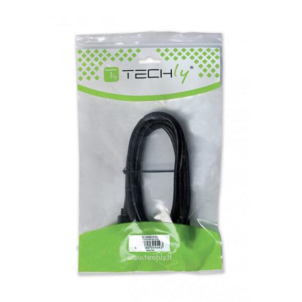 Techly DVI-D Single-Link Kabel St/St schwarz 5m