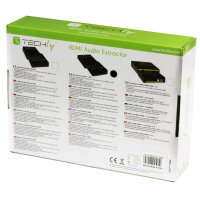 Techly HDMI Audio-Extractor LPCM 7.1 4K, UHD, 3D
