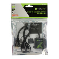 Techly HDMI zu VGA Konverter mit Audio