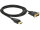 DELOCK Kabel DP 1.2 -> DVI (24+1) St/St 2.0m schwarz