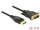 DELOCK Kabel DP 1.2 -> DVI (24+1) St/St 2.0m schwarz
