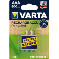 Varta Akku RECHARGE Recycled AAA HR03  800mAh           2St.