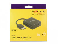 DELOCK HDMI Audio Extraktor 4k 60Hz kompakt