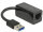 DELOCK USB-Kabel Superspeed A-> Gigabit LAN 10/100/1000 Mbps