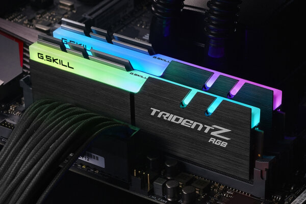 16GB G.Skill DDR4-3200 Trident Z RGB Dual Channel RAM 2x 8GB Kit DDR4 3200MHz schwarz