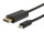 Equip Adapter USB-C Stecker -> DisplayPort Stecker 4K / 60Hz 1.8m PVC Polybeutel USBC DP schwarz