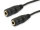 Equip Audiokabel Splitter 3.5mm->2x3.5mm St/Bu       schwarz Polybeutel