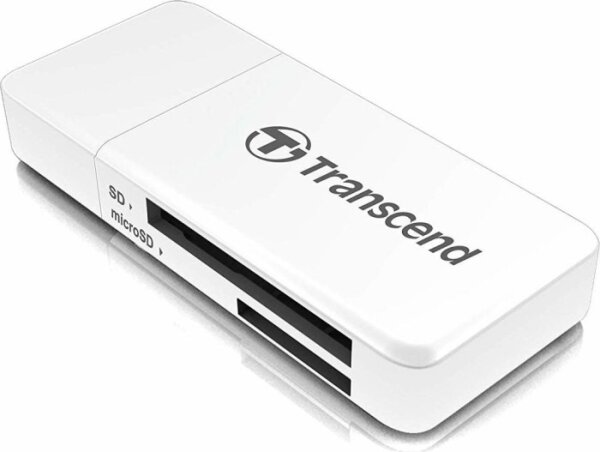 Transcend TS-RDF5W Kartenleser USB 3.2 Gen 1 (3.1 Gen 1) Type-A Weiß