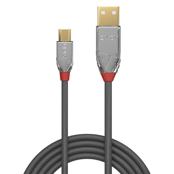 LINDY USB 2.0 Kabel Typ A/Micro-B Cromo Line M/M 3m