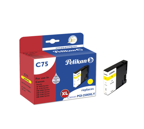 Pelikan Patrone Canon C75 PGI2500XL ye yellow kompatibel