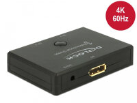 DELOCK Umschalter Displayport 2-1 bidirektional 4K 60Hz