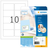 HERMA Etiketten Premium A4 weiß 83,8x50,8 mm Papier...