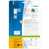 HERMA Etiketten Premium A4 weiß 83,8x50,8 mm Papier 250 St.