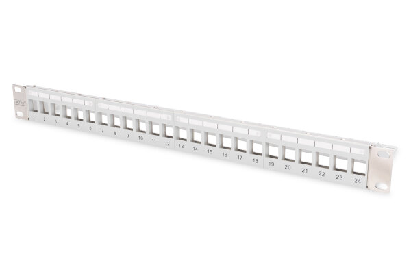 Digitus Modulares Patchpanel für Keystone Jacks 1HE - unbestückt