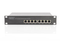 Digitus 10" Gigabit 8-Port Unmanaged PoE+ Switch