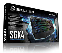 Sharkoon Gaming Tastatur Skiller SGK4    schwarz          DE