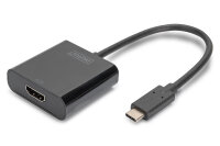 DIGITUS Adapter USB3.0/C -> HDMI           4K 19.5cm schwarz