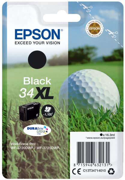 Patrone Epson 34 black XL                              T3471