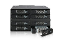 Backplane IcyDock 8x6,3cm SATA/SAS in 1x5,25" SSD/HDD 5-15mm retail