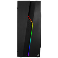 AeroCool Bolt Black RGB Midi-Tower ATX Glasfenster...